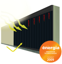Syst&egrave;me de chauffage solaire de l'air &agrave; circulation arri&egrave;re MatrixAir BP