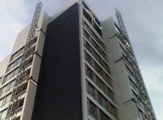 Lyndon B. Johnson public housing complex in Cambridge, Massachusetts