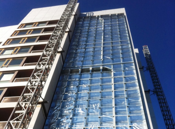 Lyndon B. Johnson public housing complex in Cambridge, Massachusetts