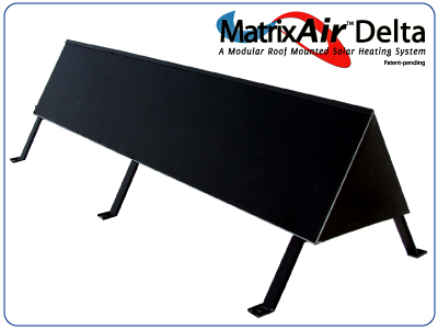MatrixAir Delta Roof Mounted Solar Air Heating