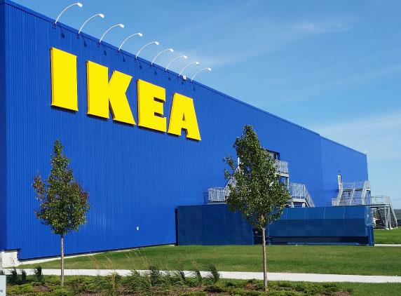 Commercial facilities, solar air heating