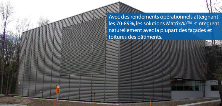 chauffage solaire air, laboratoires