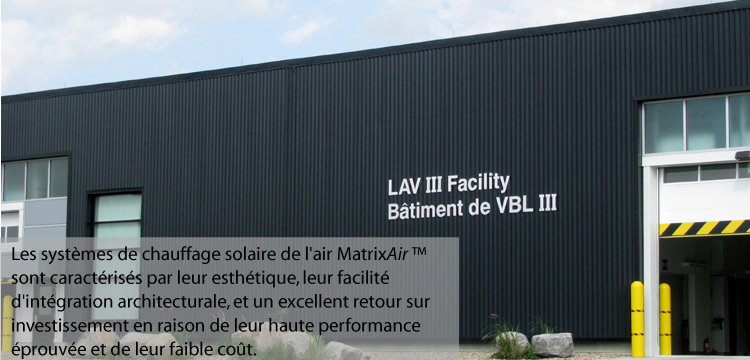 chauffage solaire air, batiments militaires