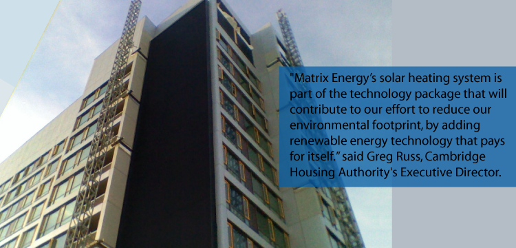 multi-residential solar air heating system