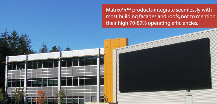 Transpired wall mounted solar air heating collector